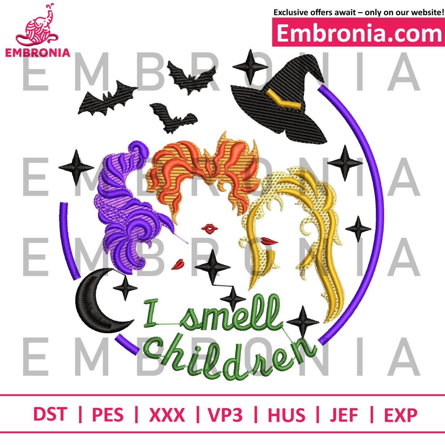 I smell children embroidery