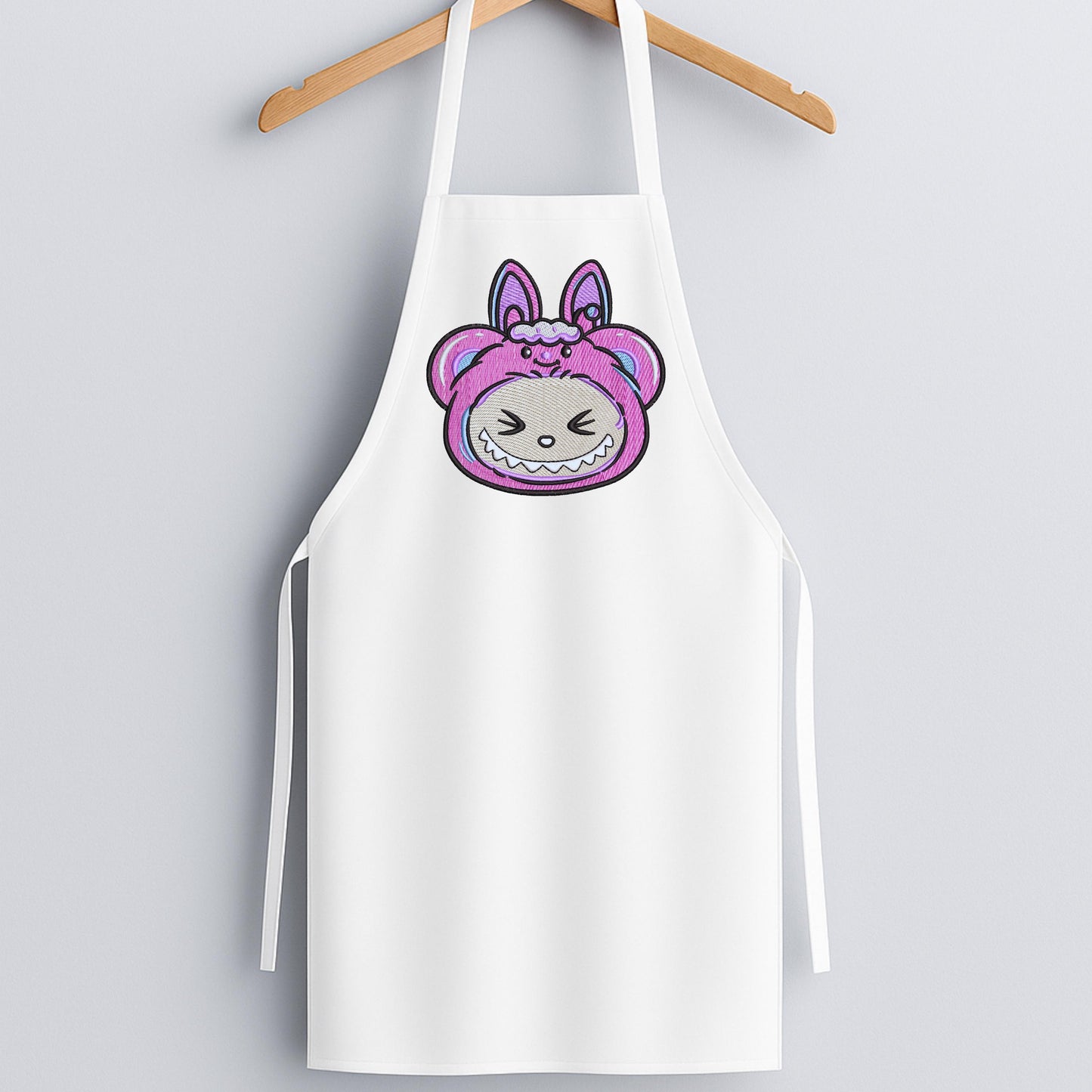 Labubu Face Embroidery Bundle, Labubu Monster Embroidery Design