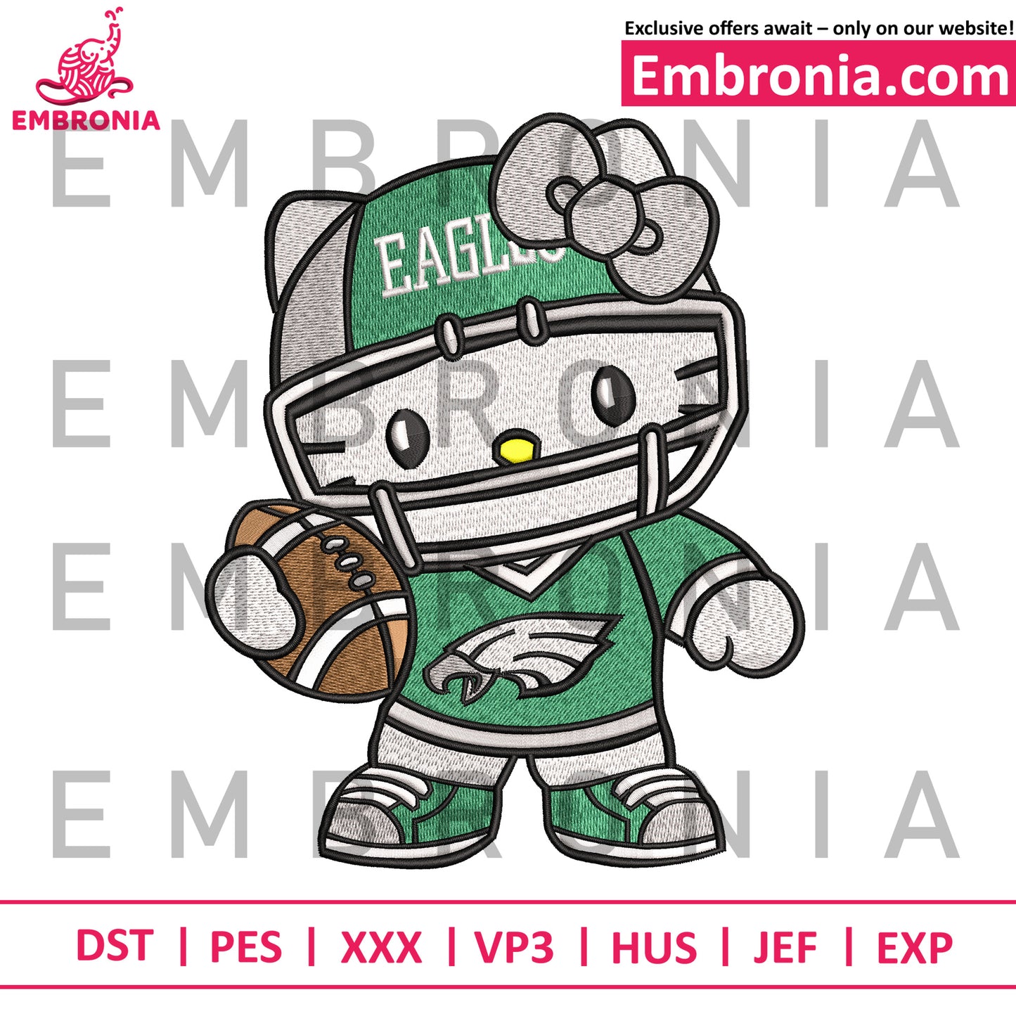 Philadelphia eagles embroidery