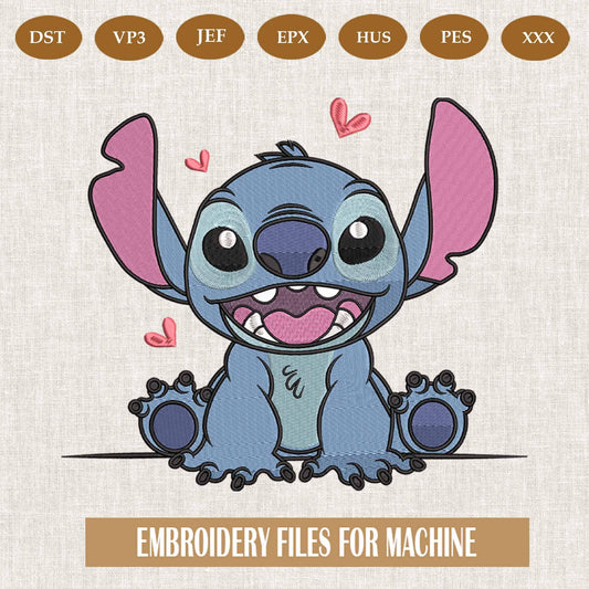 Stitch Embroidery Design bundle, Cute Baby Stitch Design, Disney design