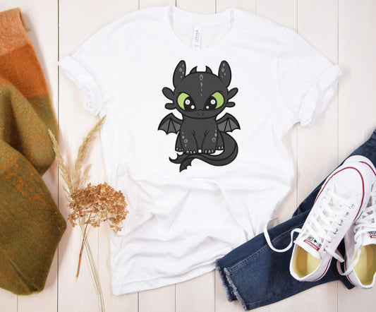 Toothless Dragon Embroidery Bundle, couple dragons toothless and Light Fury