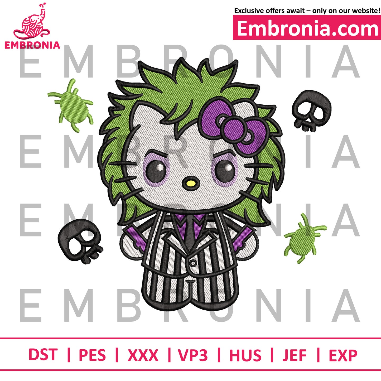 Beetlejuice kitty