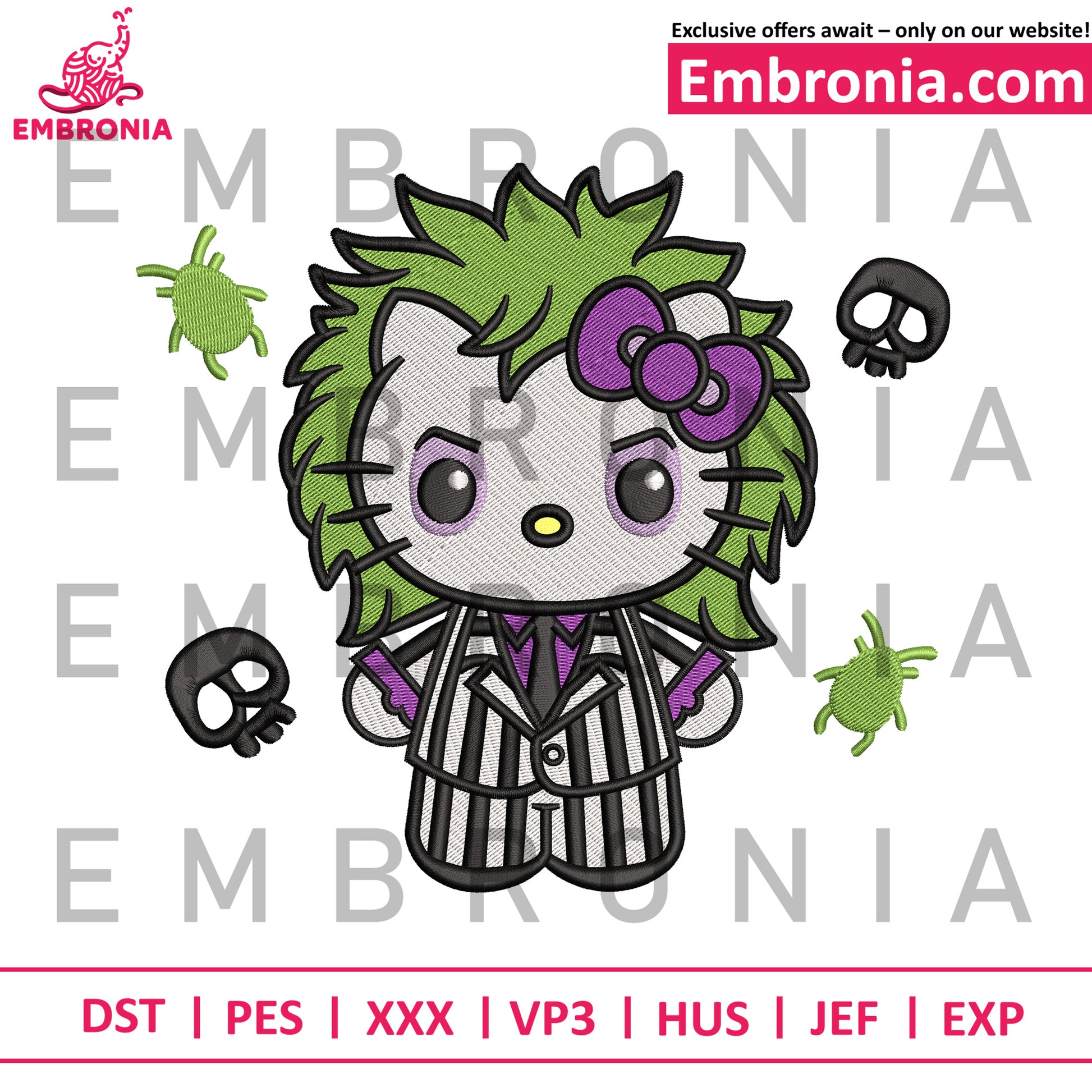 Beetlejuice kitty