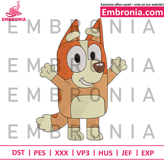 Bingo embroidery  design