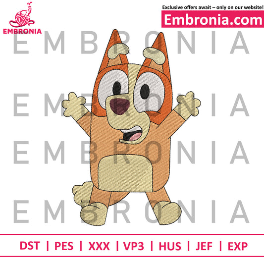 Bingo embroidery  illustration