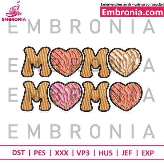Bingo mama embroidery design