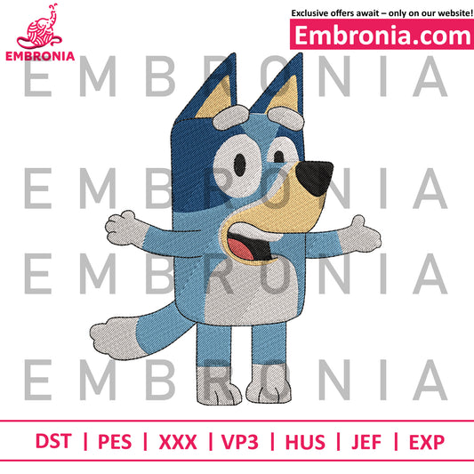Bluey 2 embroidery