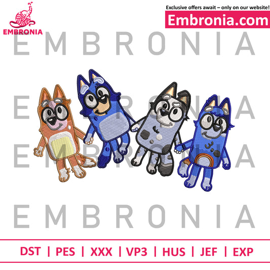 Bluey and friends