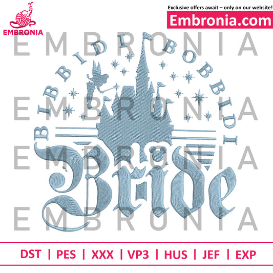 Bride embroidery