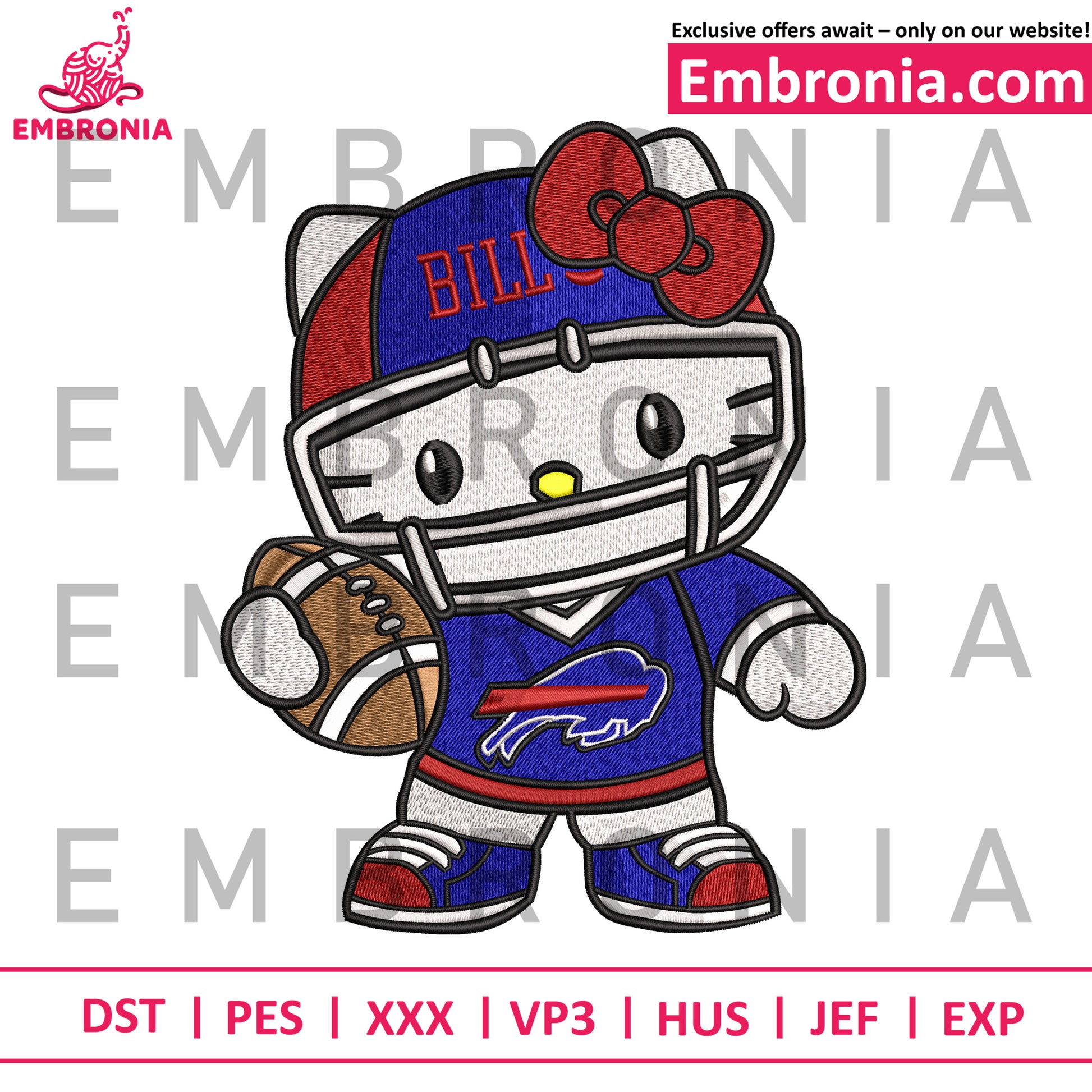 Buffalo bills embroidery