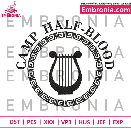 Camp half-blood embroidery