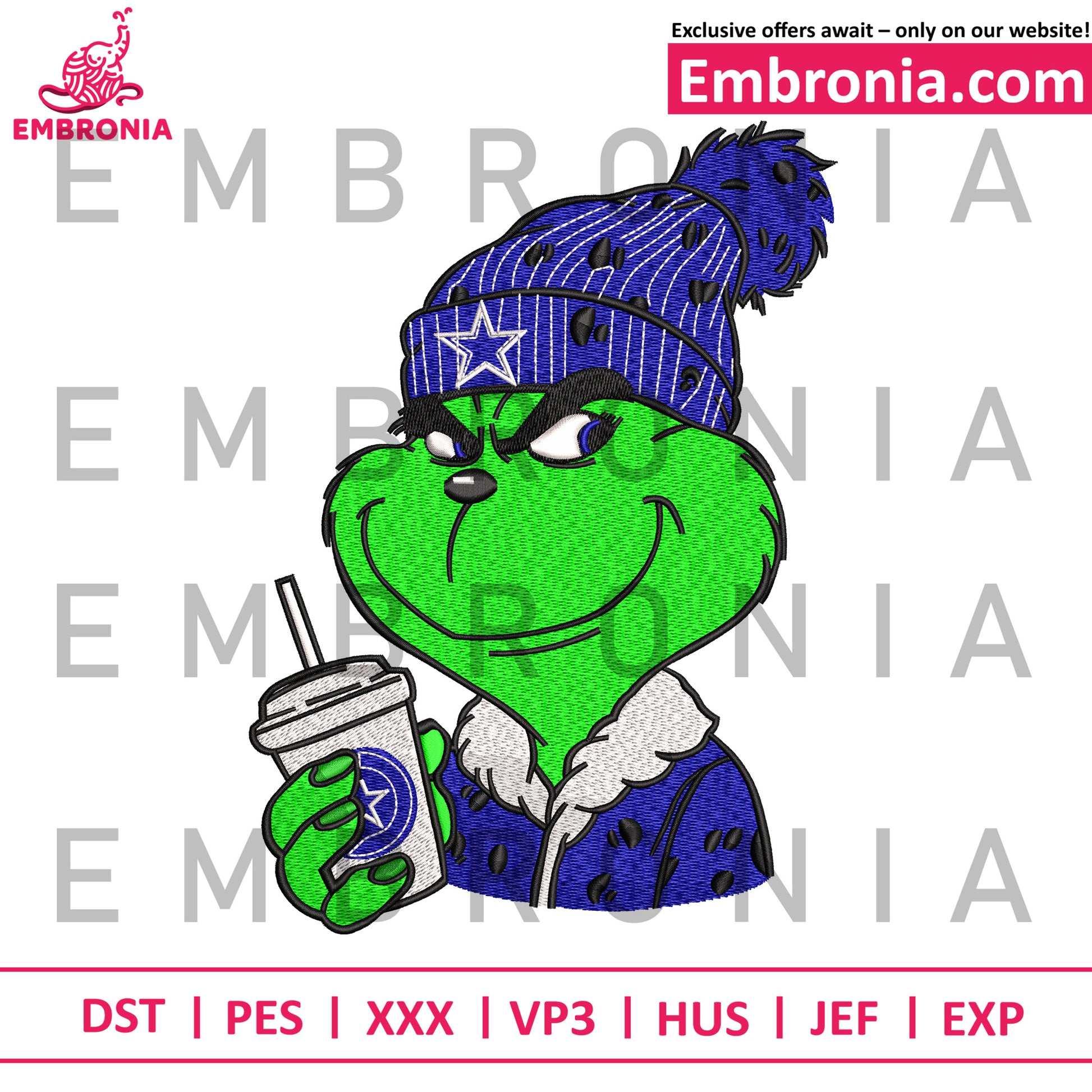 Dallas cowboy embroidery