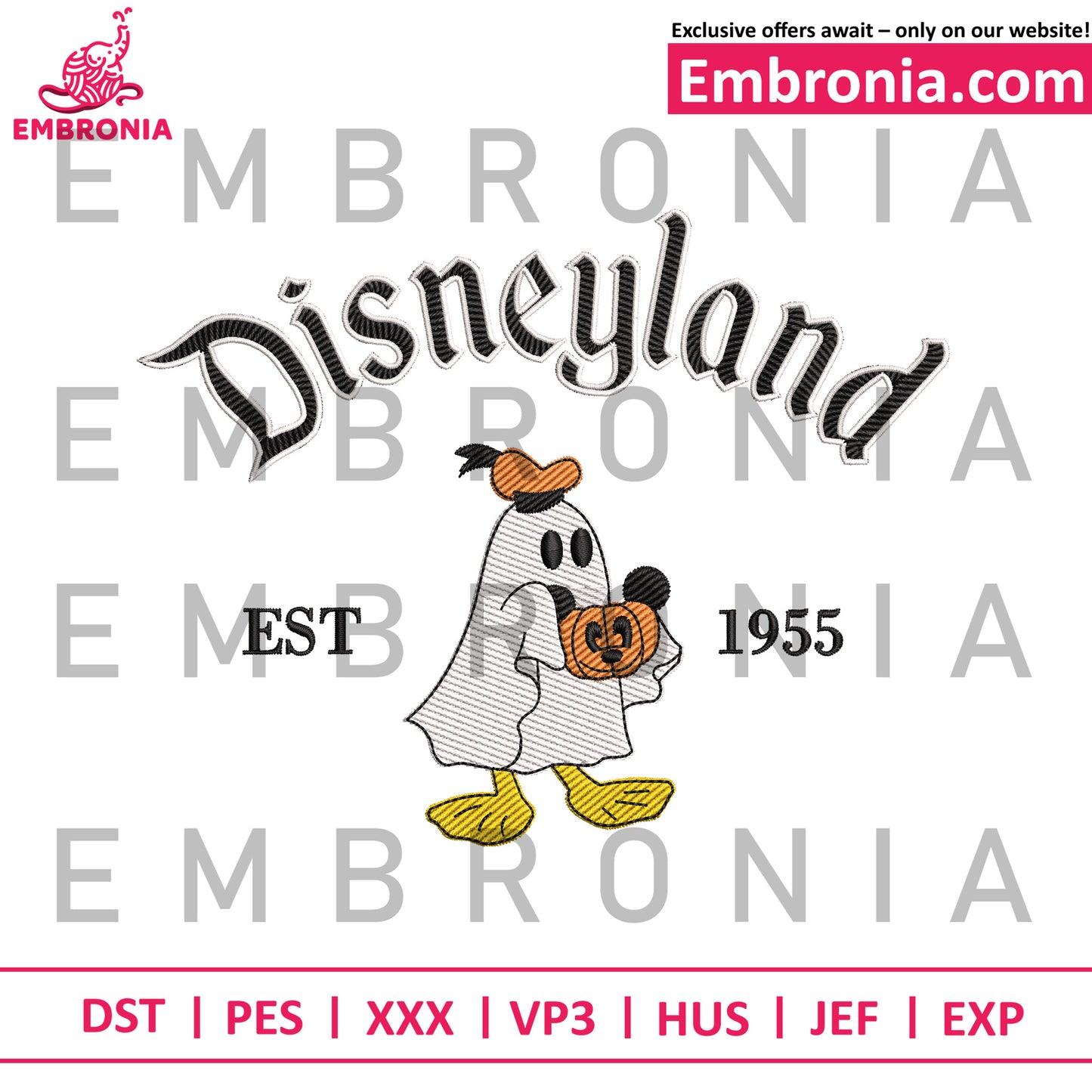 Donald ghoul embroidery