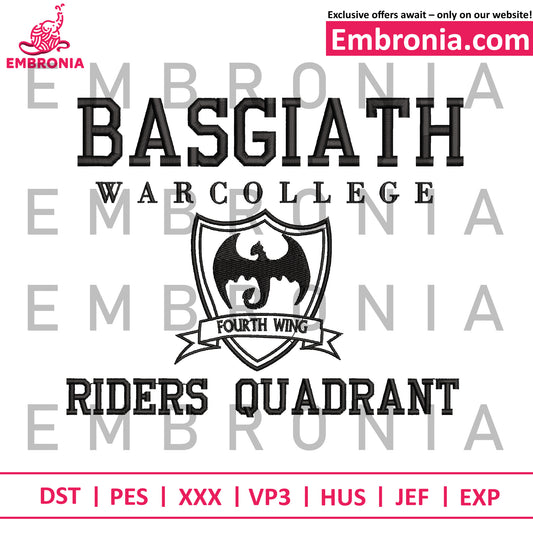 Dragon design bold embroidery