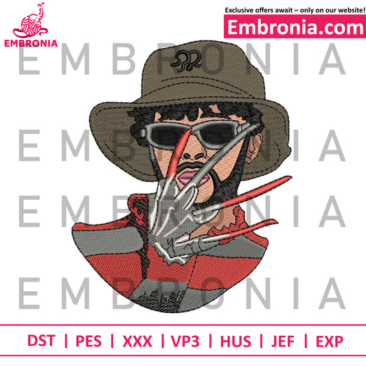 Freddy embroidery