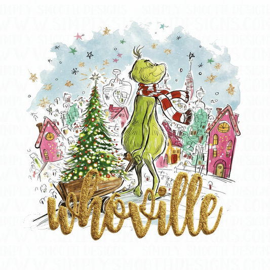 Grinch whoville png design