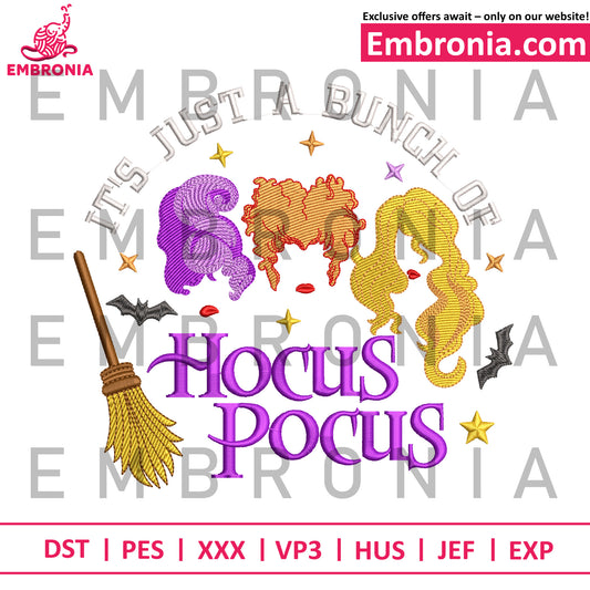 Hocus pocus embroidery