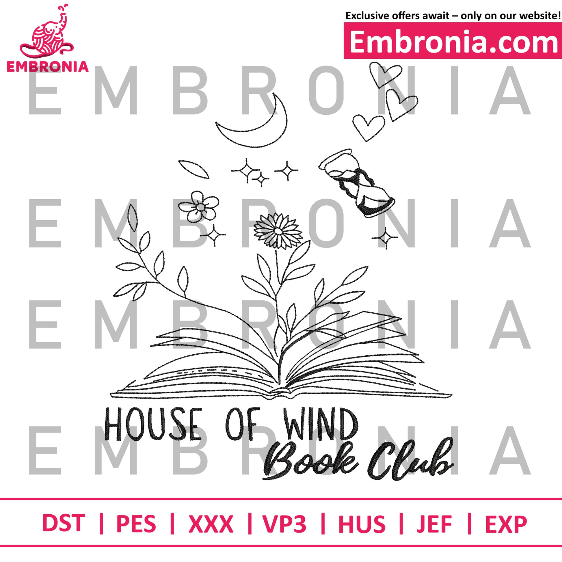 House of wind embroidery