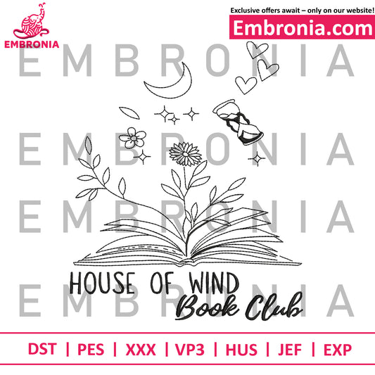 House of wind embroidery