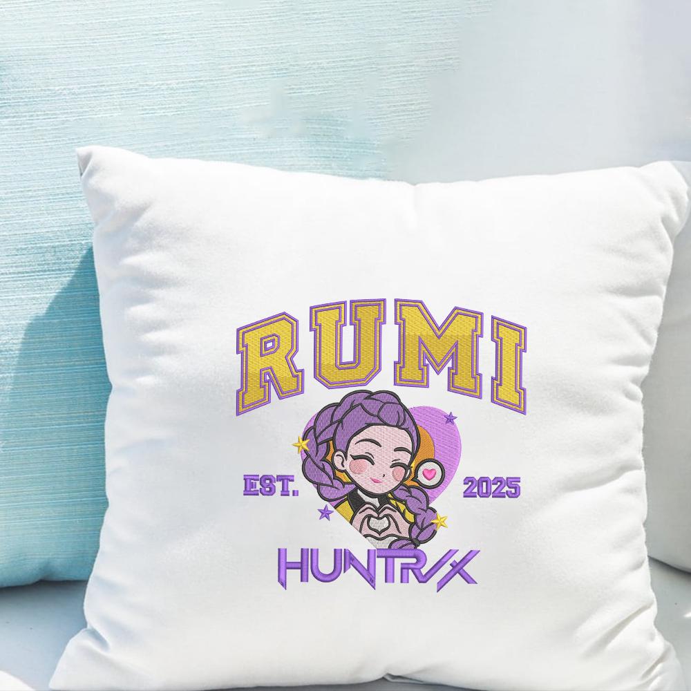 Huntrix Girls and Derpy Embroidery Design Bundle, Kpop Demon Hunters