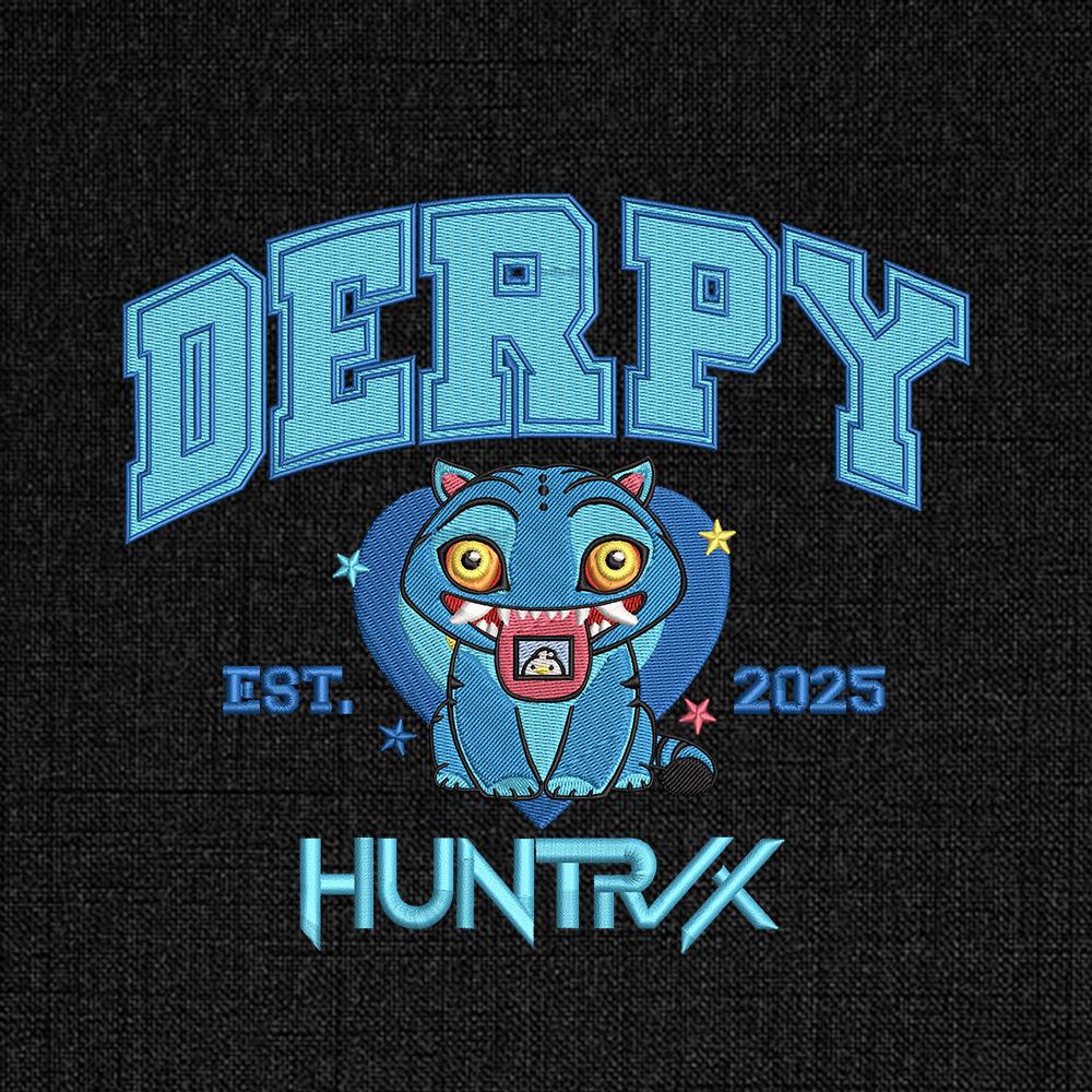 Huntrix Girls and Derpy Embroidery Design Bundle, Kpop Demon Hunters