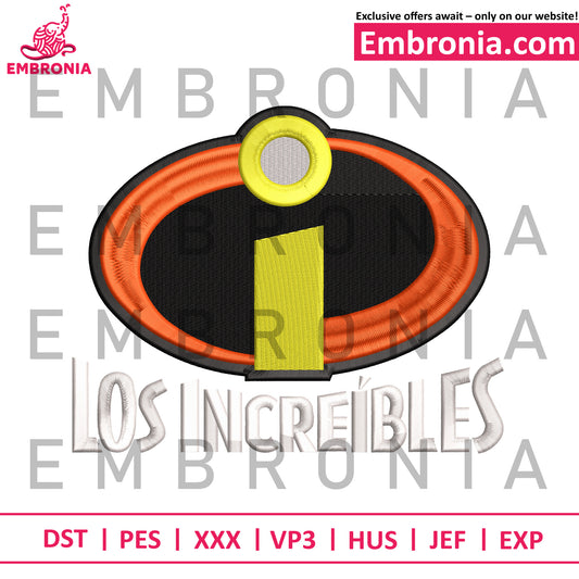 Incredibles Logo embroidery