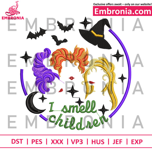 I smell children embroidery