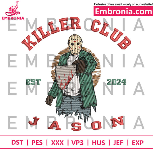 Jason embroidery