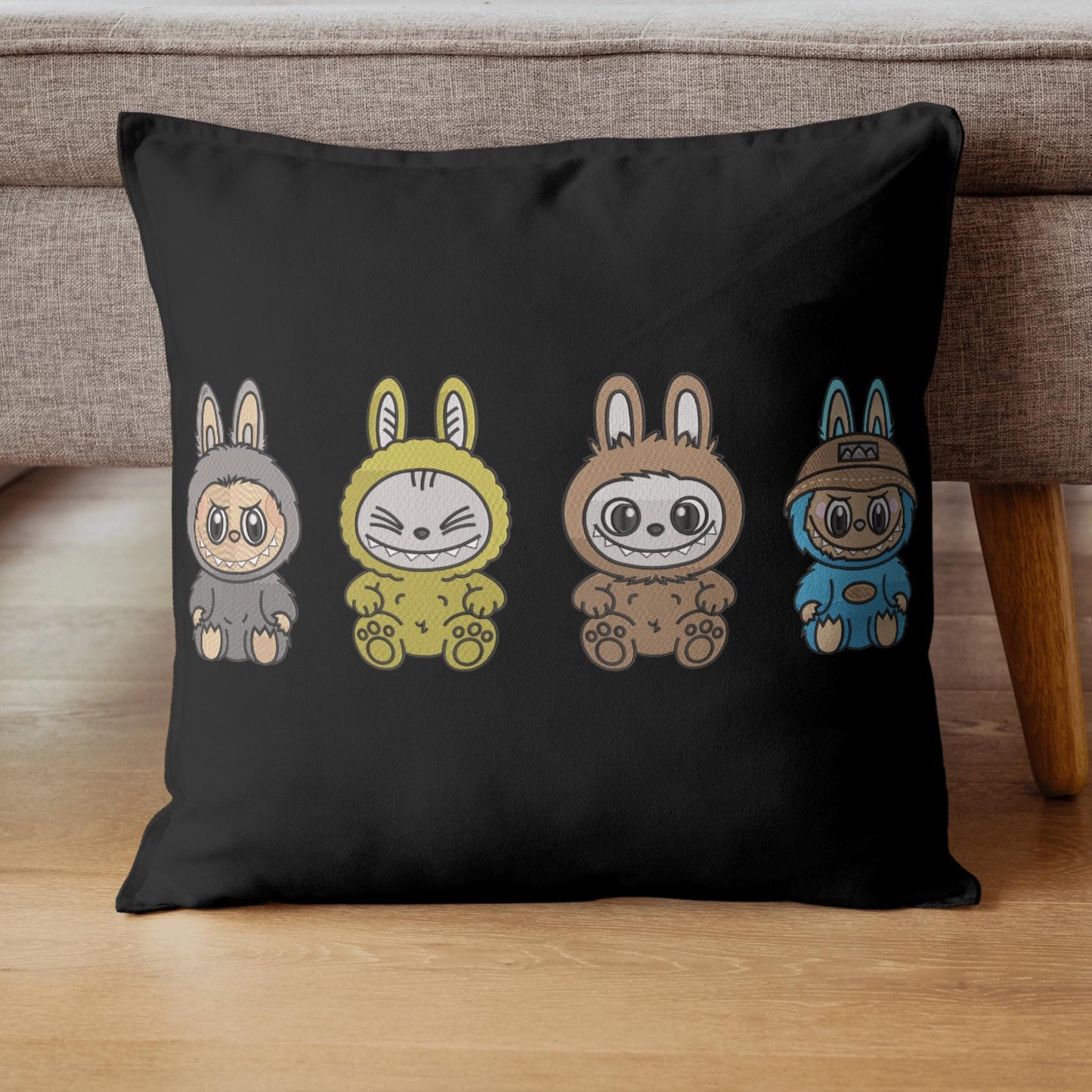 Labubu Monster Embroidery bundle, Labubu Embroidery pattern Design