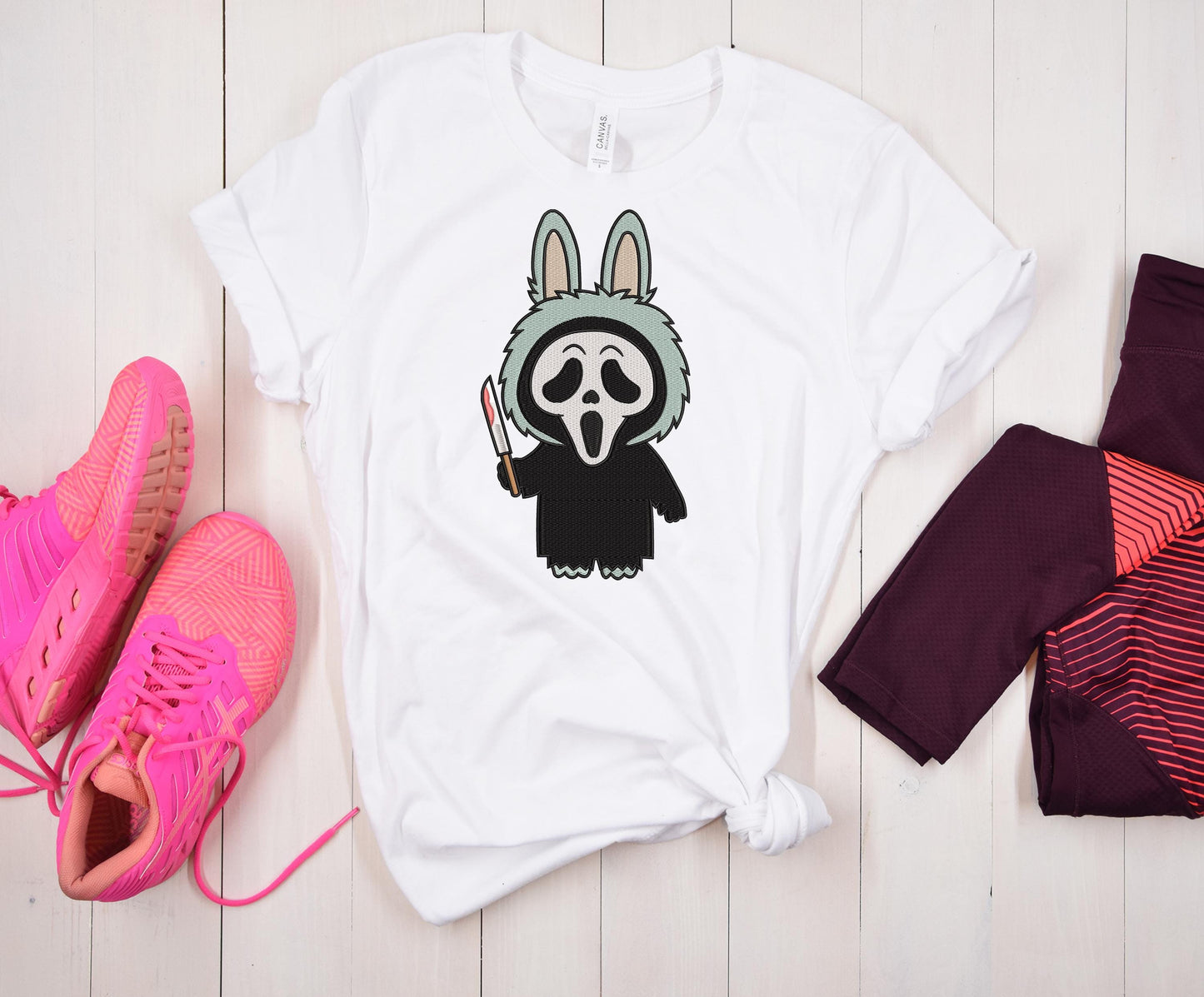 Labubu Halloween Embroidery Bundle, Labubu embroidery Design