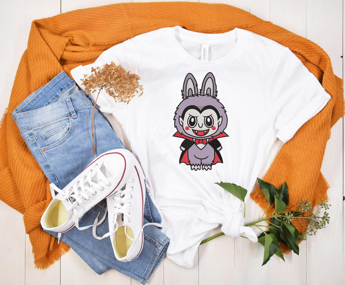 Labubu Halloween Embroidery Bundle, Labubu embroidery Design