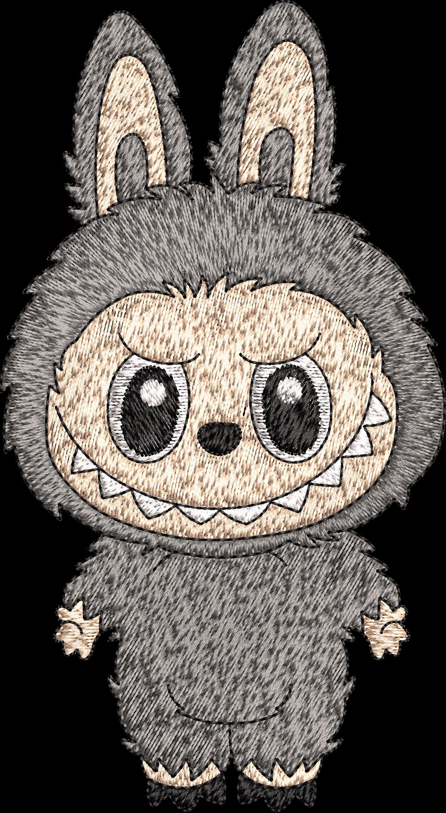 Labubu cartoon Embroidery Bundle, Labubu Embroidery Design
