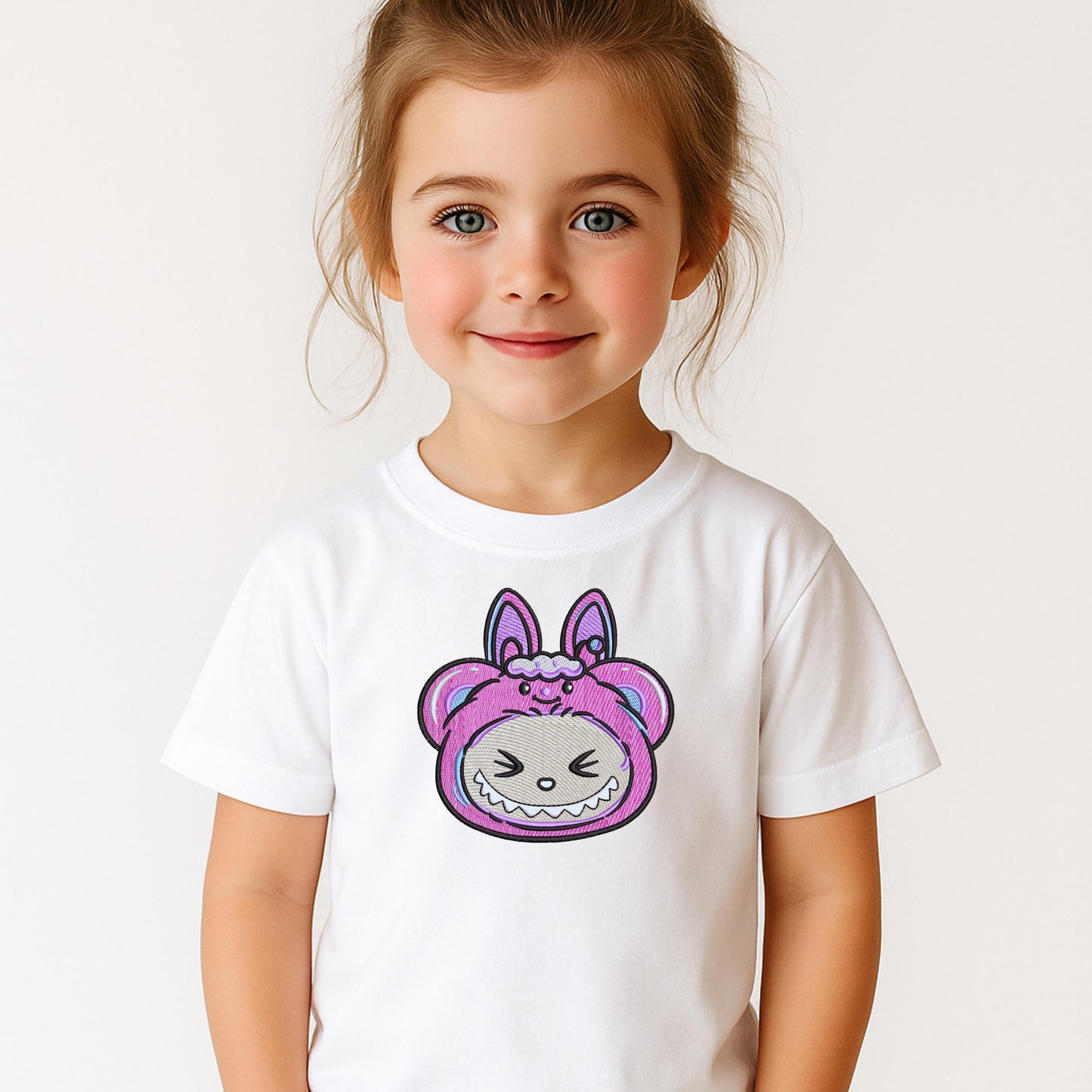 Labubu Face Embroidery Bundle, Labubu Monster Embroidery Design