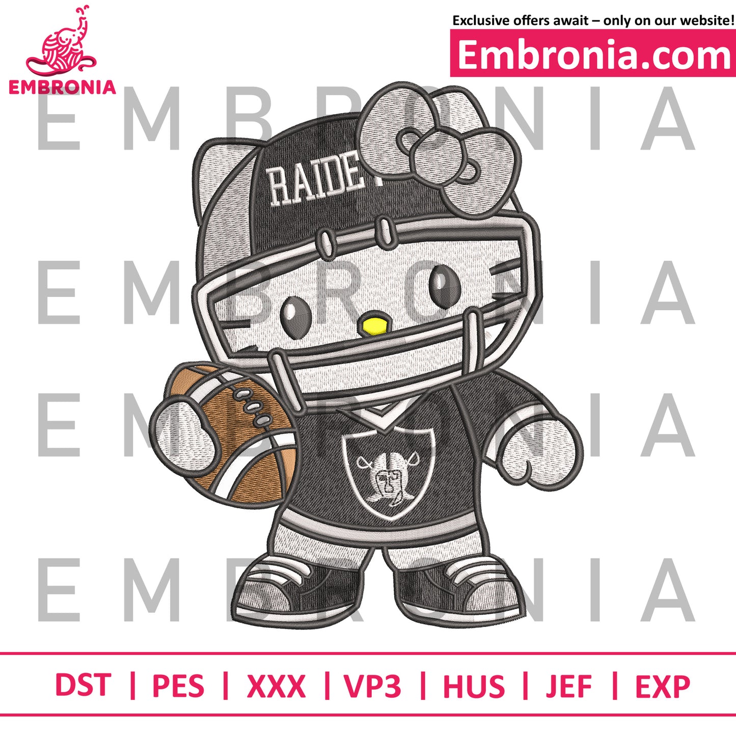 Las vegas raiders embroidery