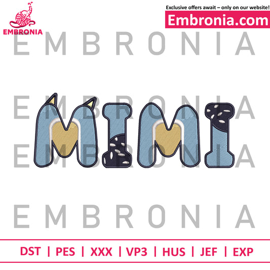 Mimi embroidery