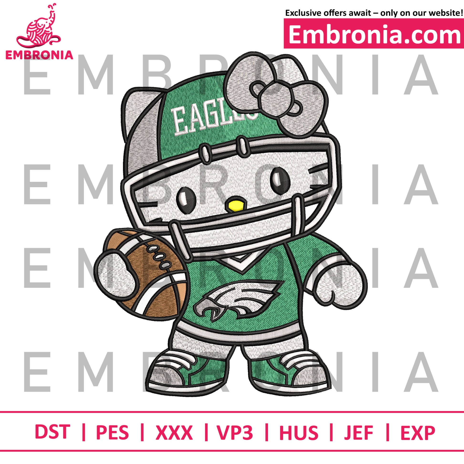 Philadelphia eagles embroidery