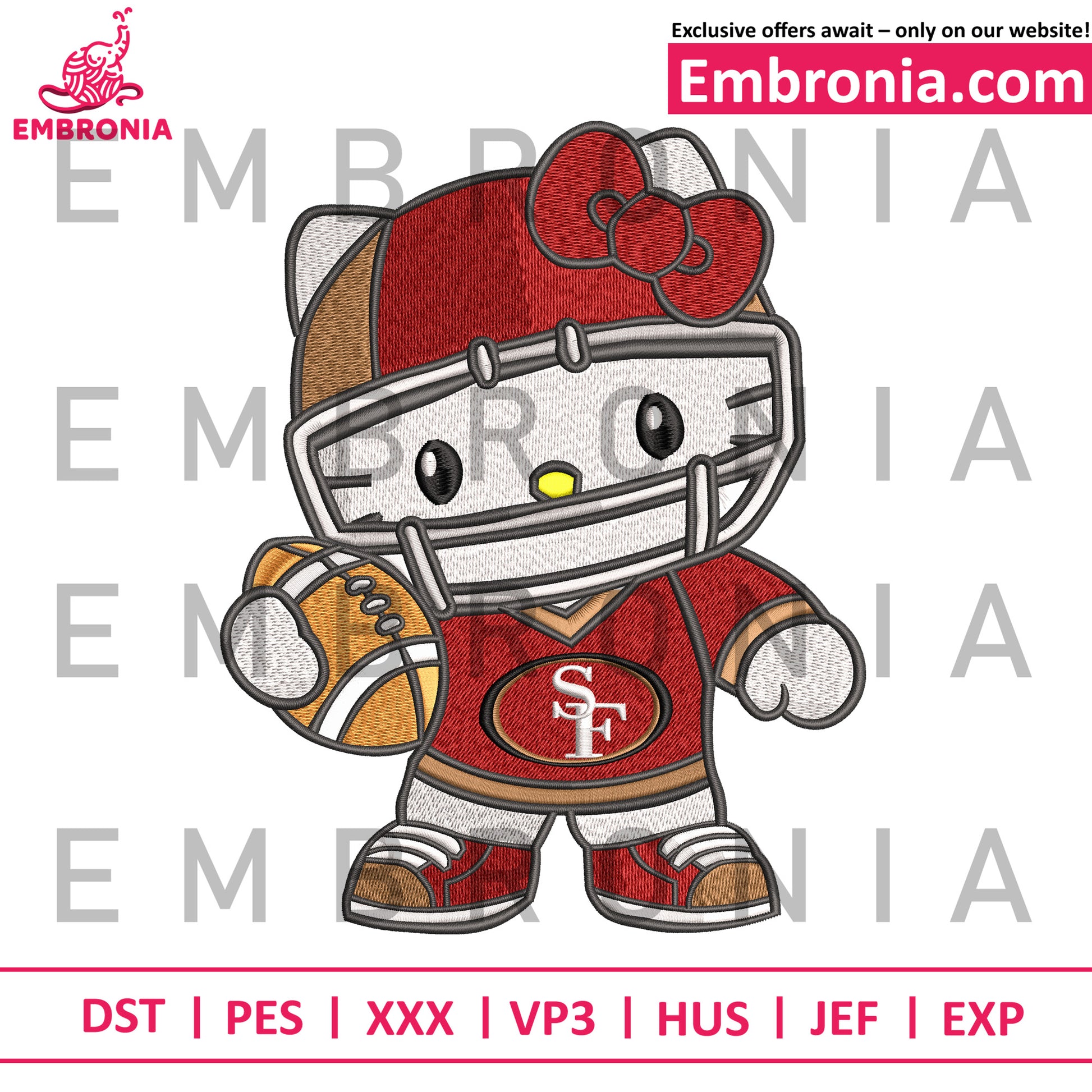 San francisco 49ers embroidery
