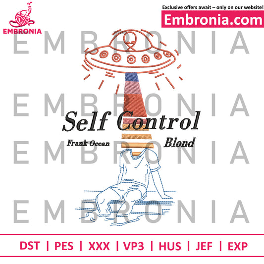 Self control embroidery