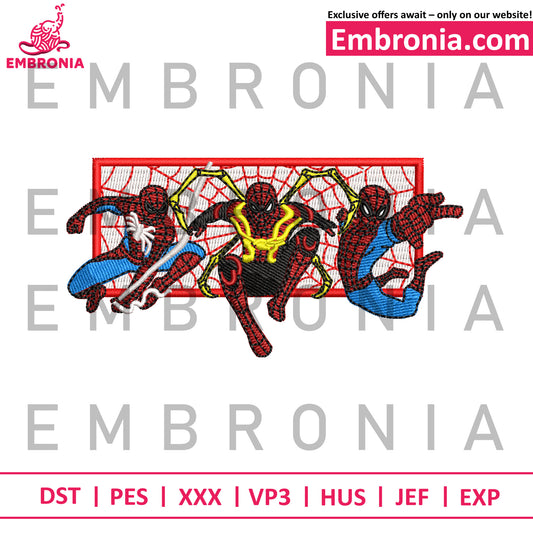 Spiderman embroidery