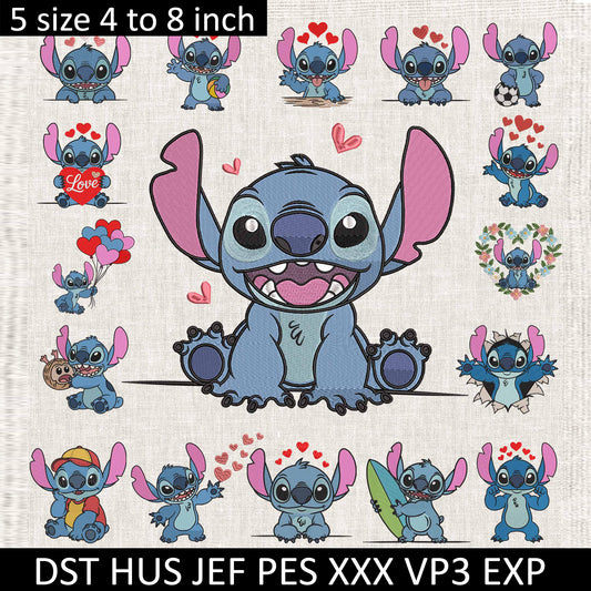 Stitch Embroidery Design bundle