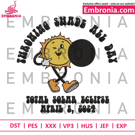 Sun and moon embroidery design, cosmic harmony embroidery, night day contrast embroidery