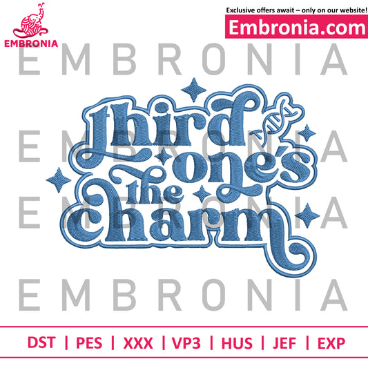 The charm embroidery