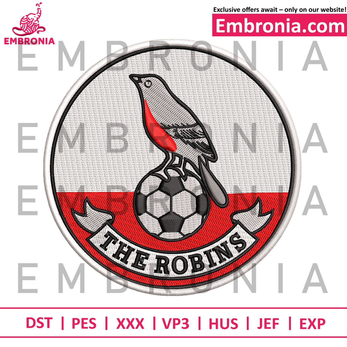 The robins embroidery