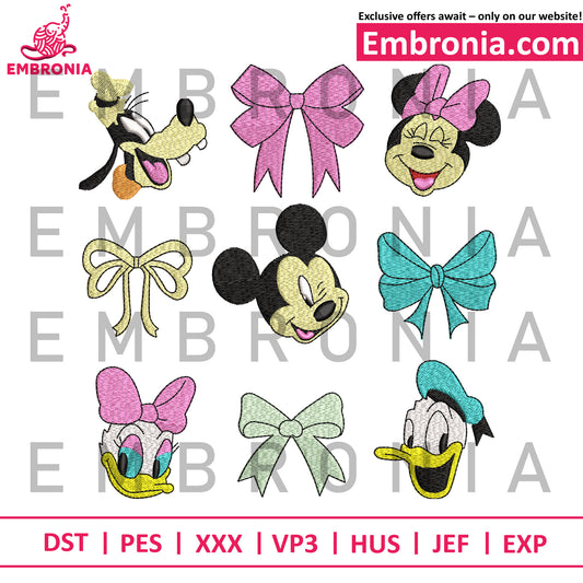 The sensational six embroidery
