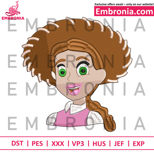 Toy story Jessie embroidery