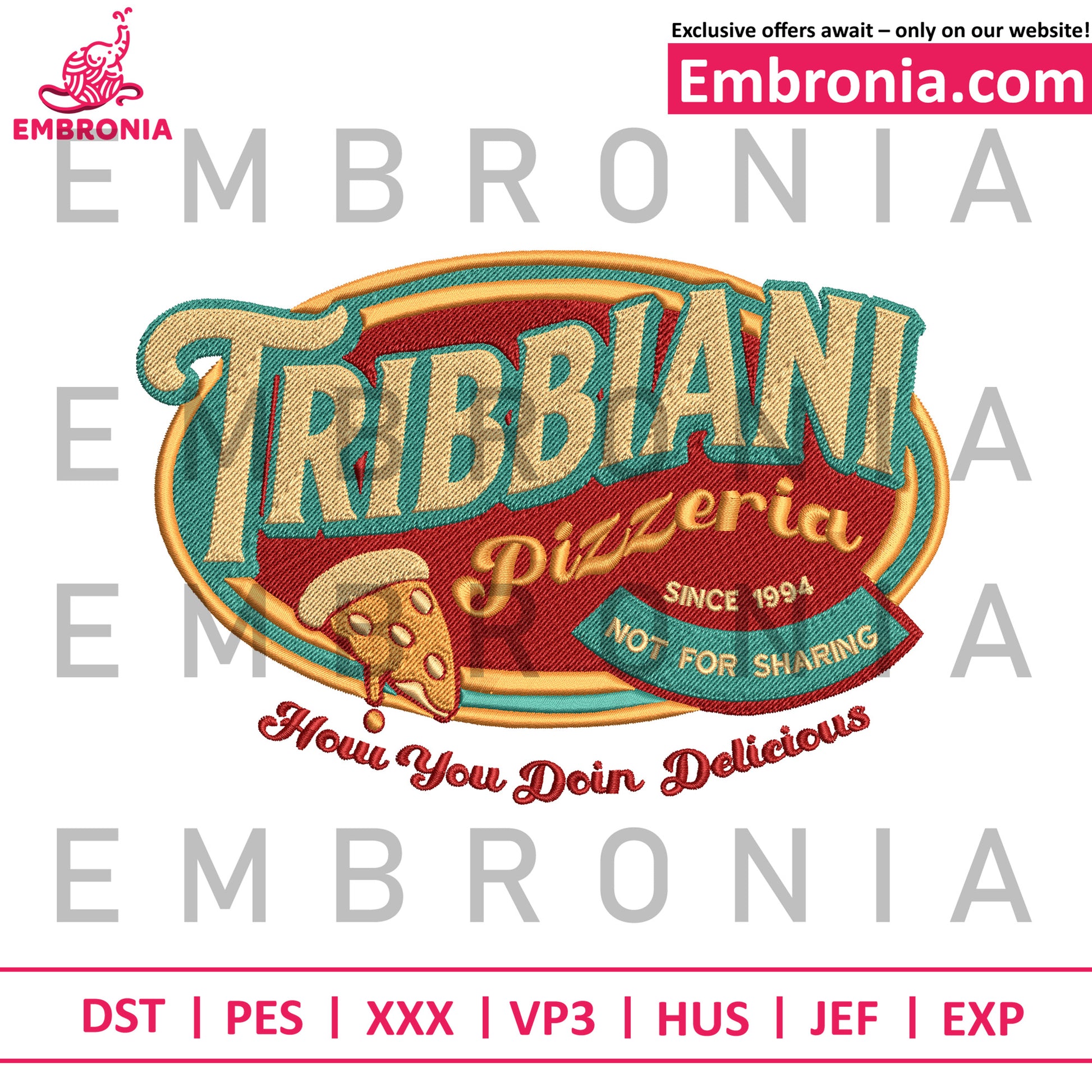 Tribbiani embroidery