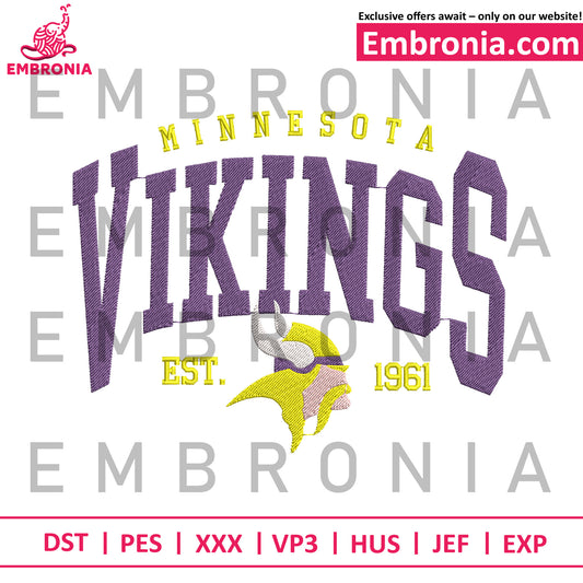 Vikings est embroidery