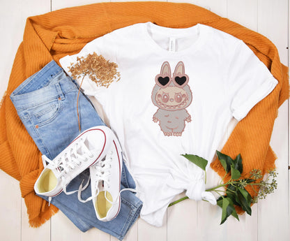 Cute Labubu cartoon Embroidery Bundle, Labubu Embroidery